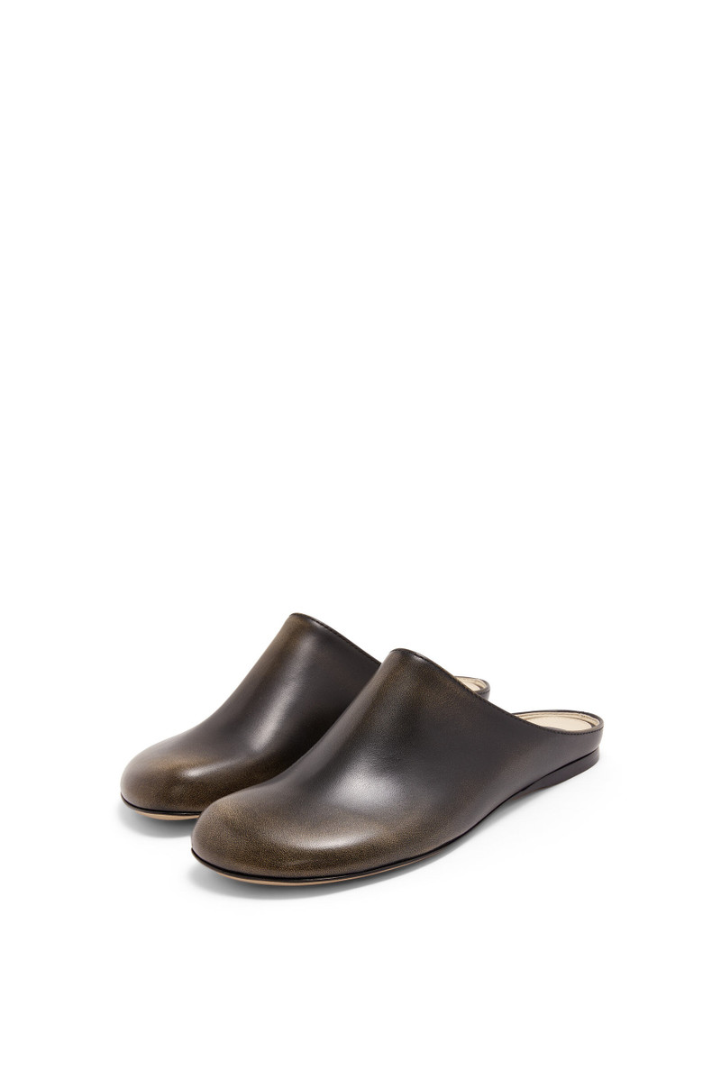 Loewe Flat mule in bi-colour brushed-off calfskin outlook