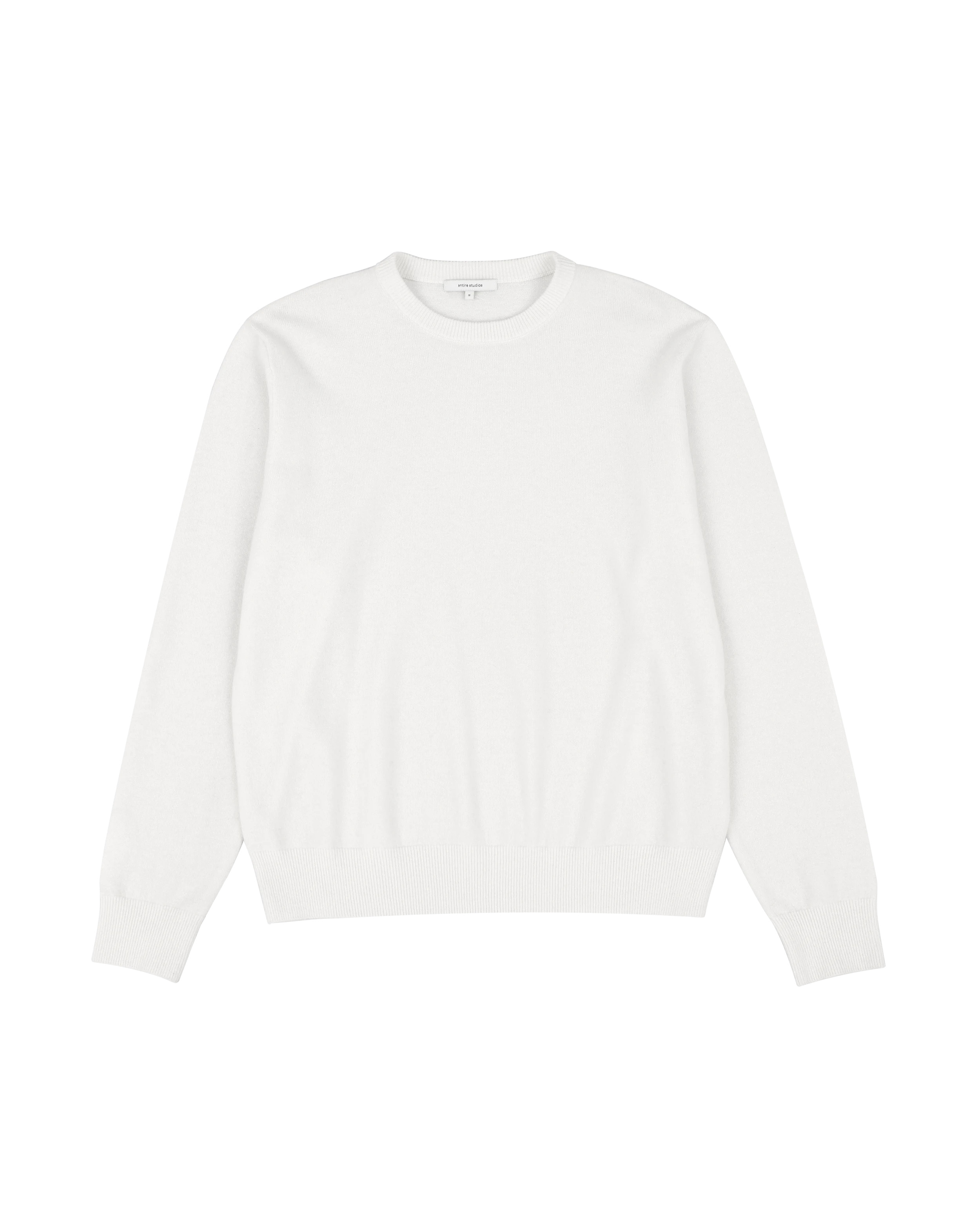 KNIT CREWNECK BONE - 3