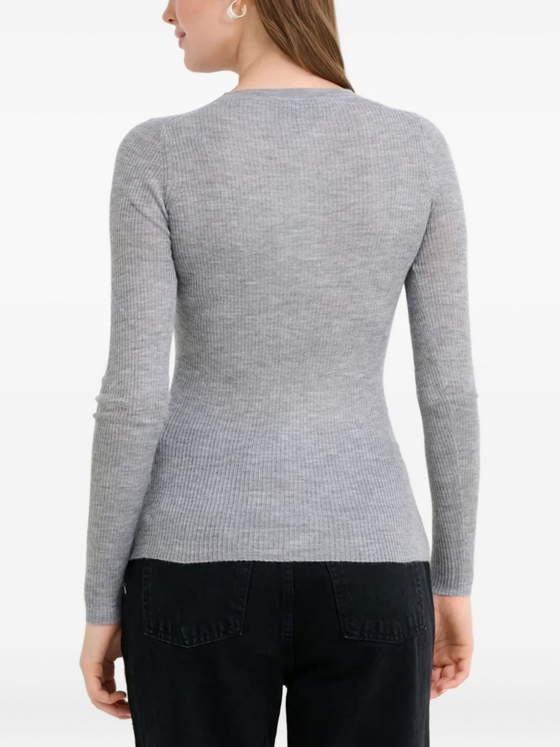 Julian ribbed Henley T-shirt 4