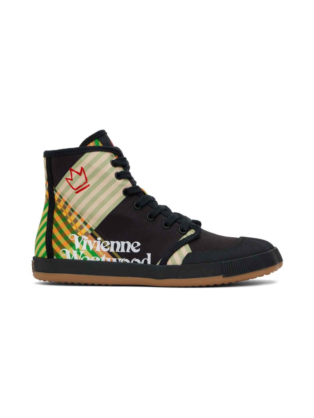 Black Animal Gym High Top Sneakers - 1