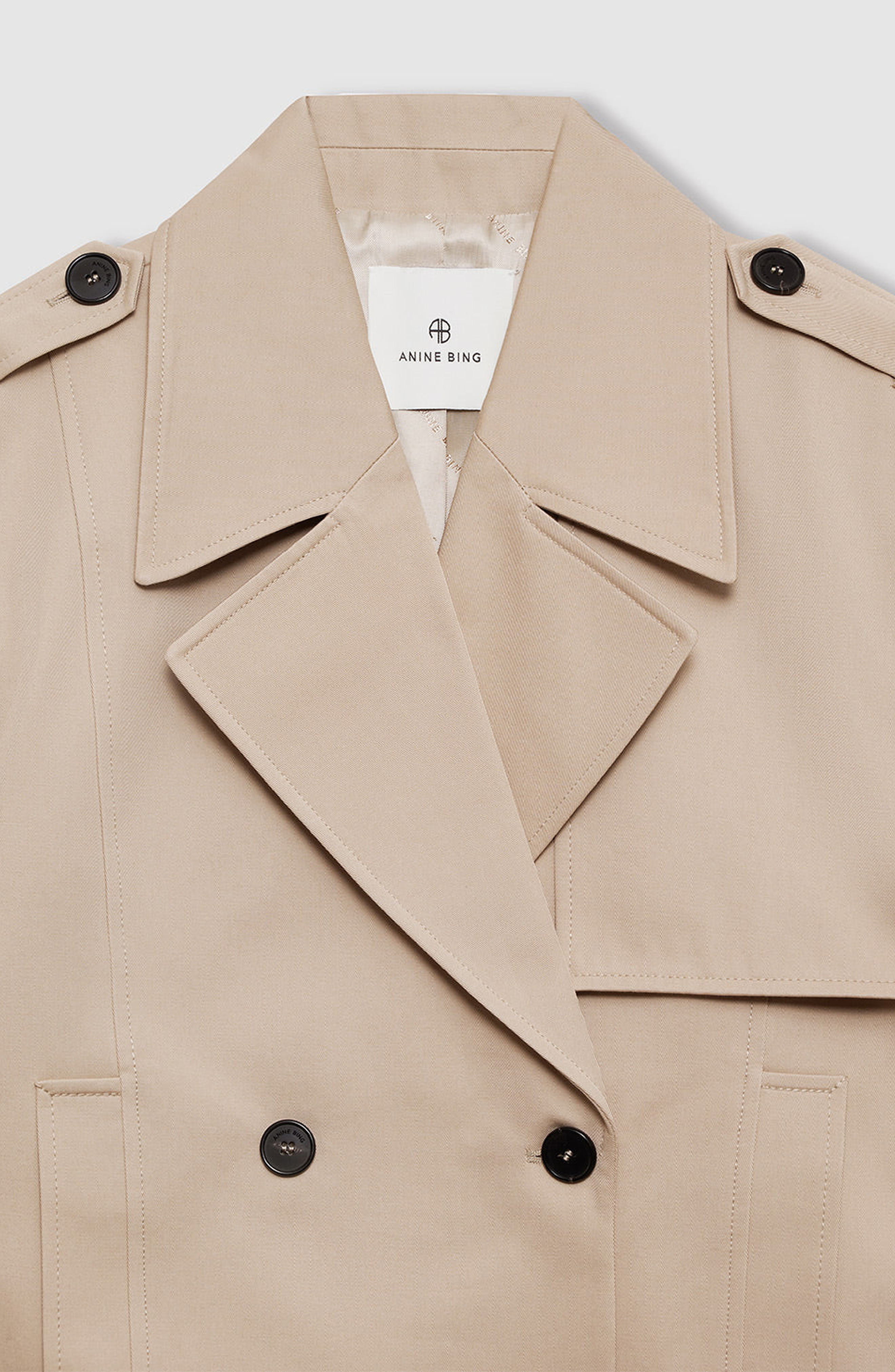 ANINE BING Greer Jacket in Oatmeal at Nordstrom - 4