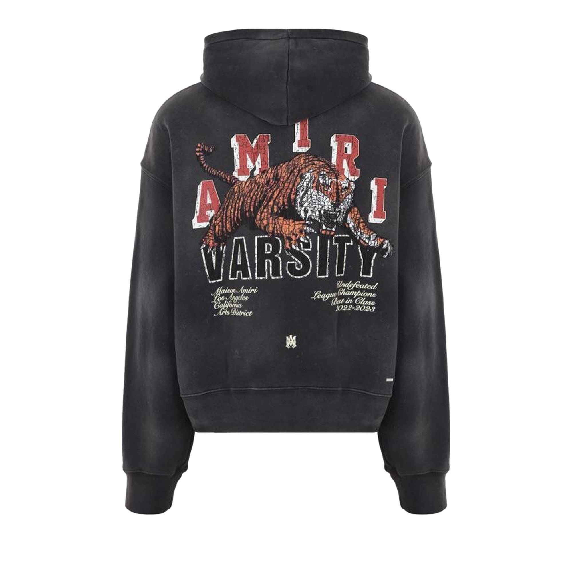 Amiri Vintage Tiger Varsity Hoodie 'Black' - 2