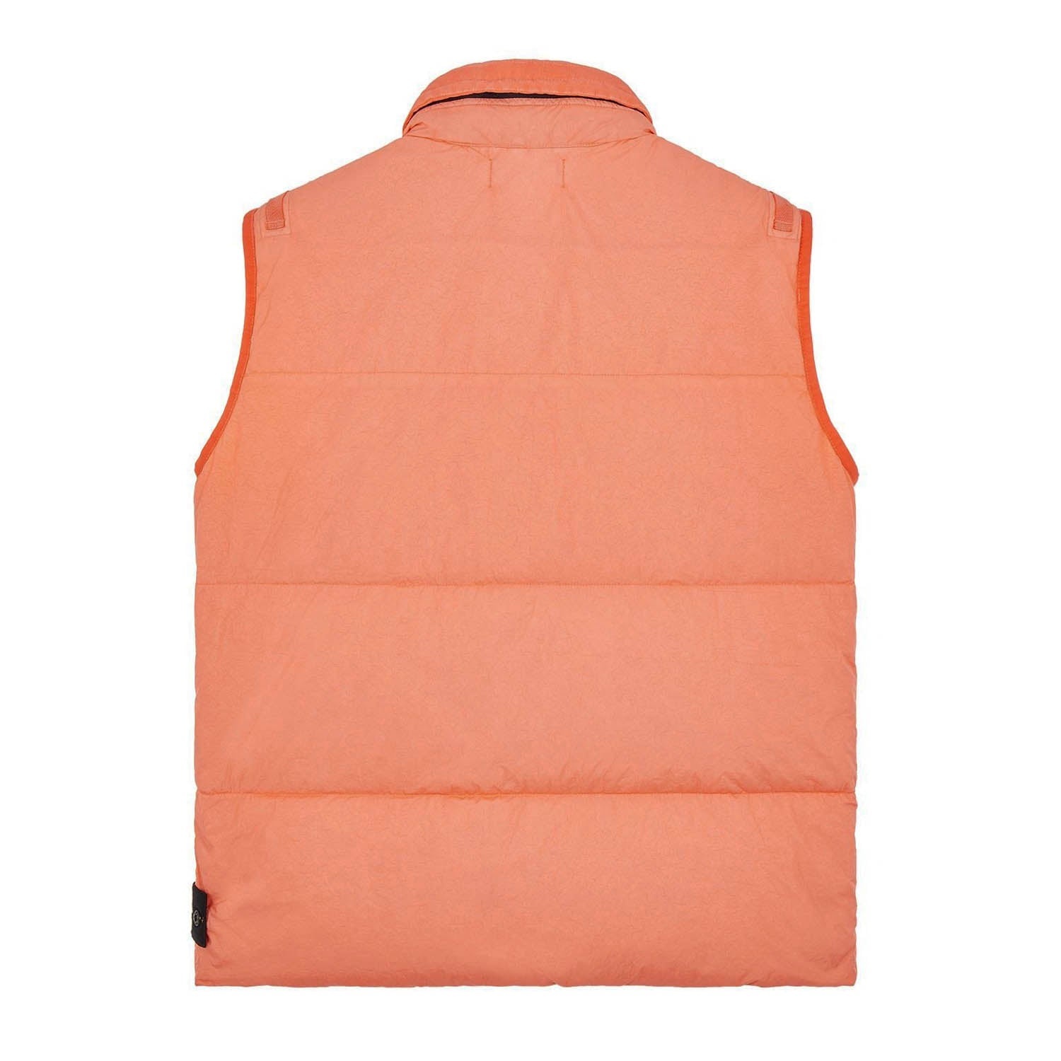 Stone Island Down Vest Orange L - 2