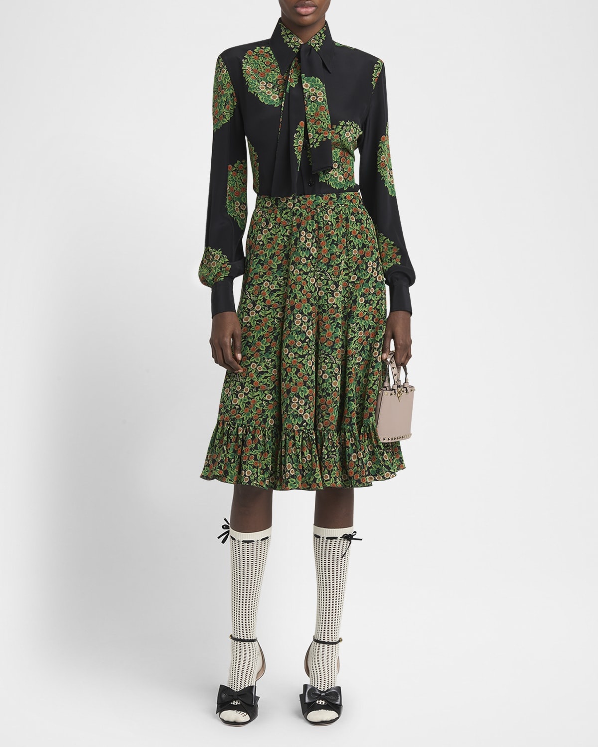 Floral-Print Silk Crepe De Chine Shirt - 2
