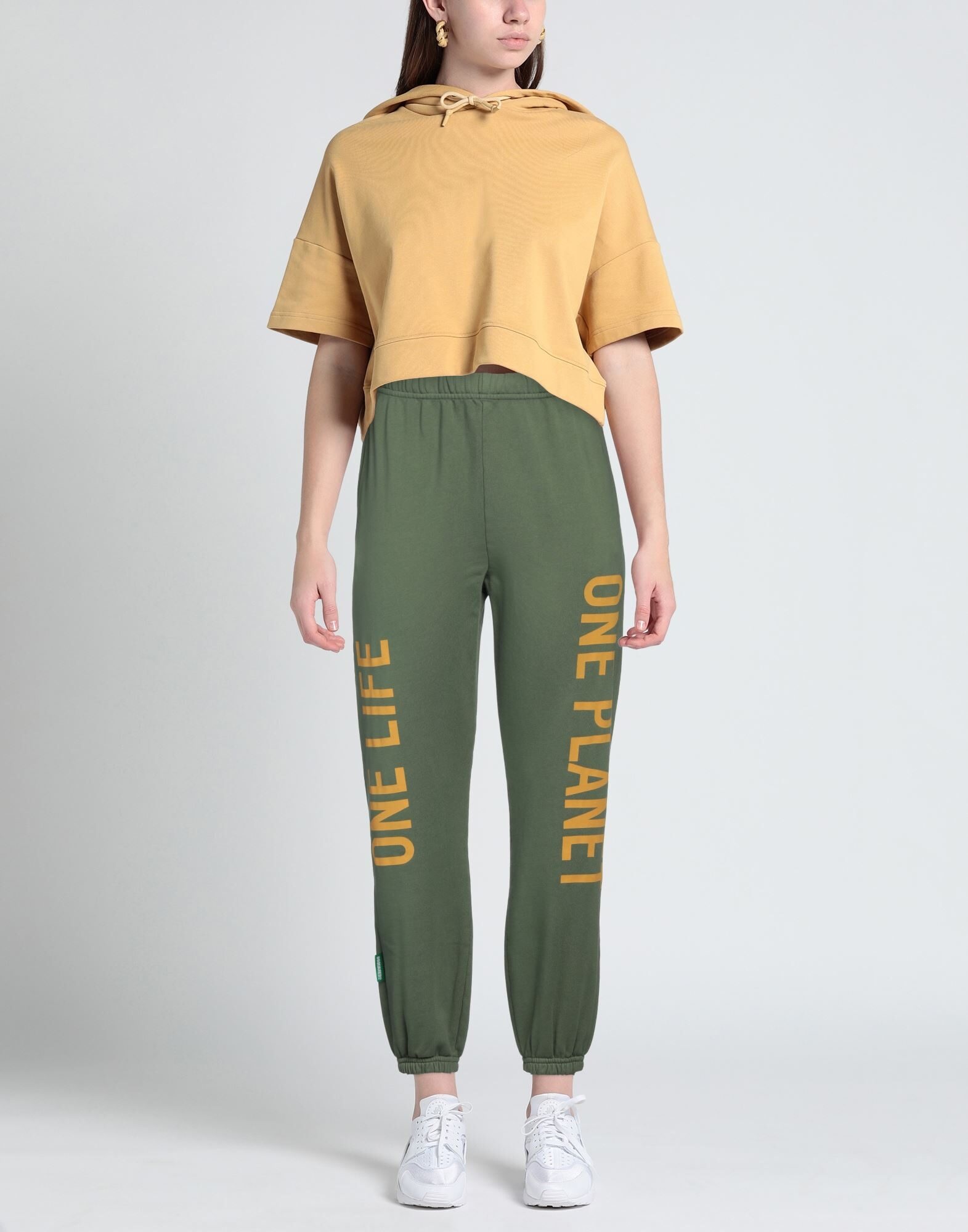 Military green Women's Casual Pants - 2