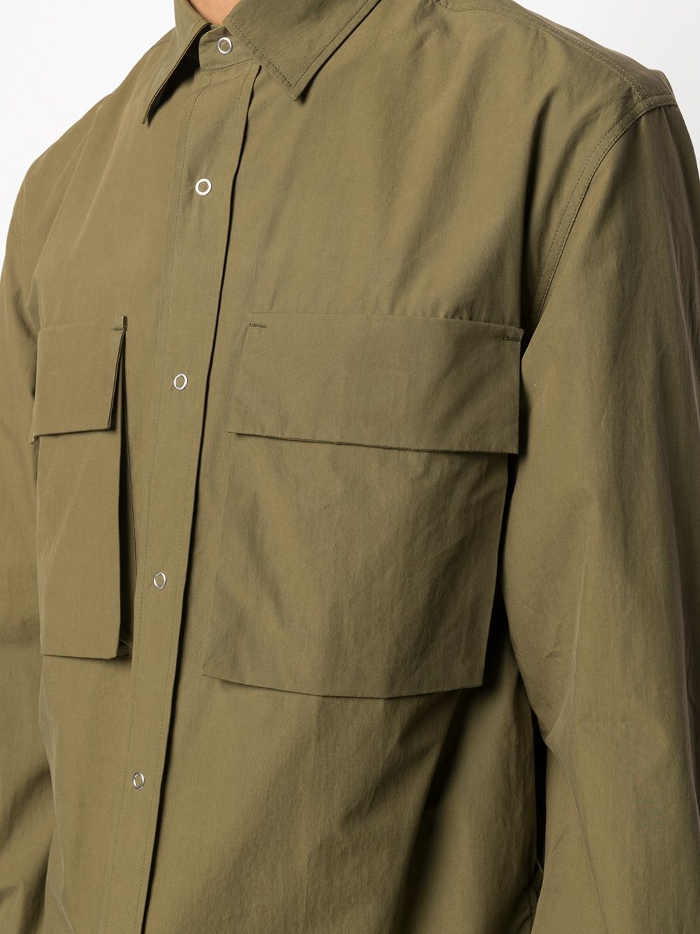 long-sleeved utility shirt - 5