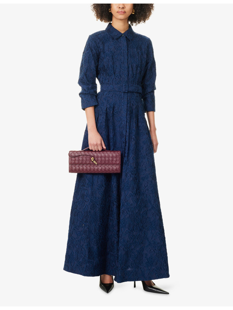 SIMKHAI Courtney Jacquard Cotton-Blend Gown outlook