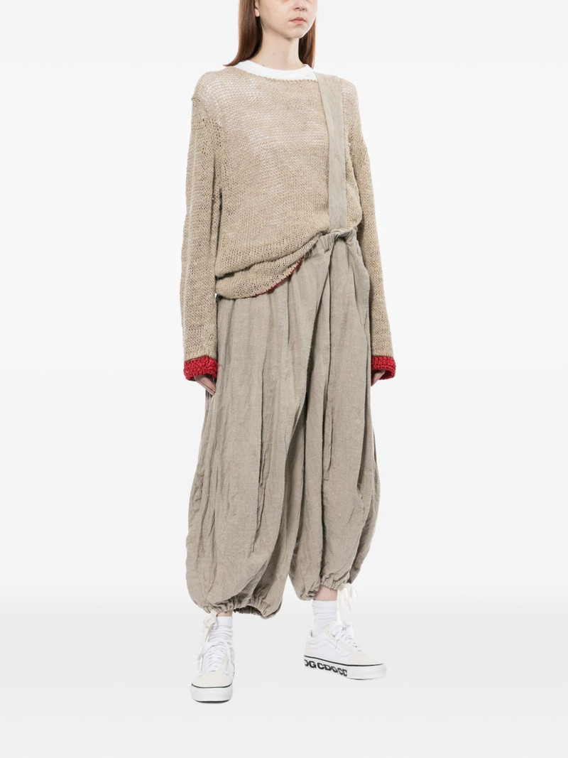 Comme Des Garçons open knit round neck jumper outlook