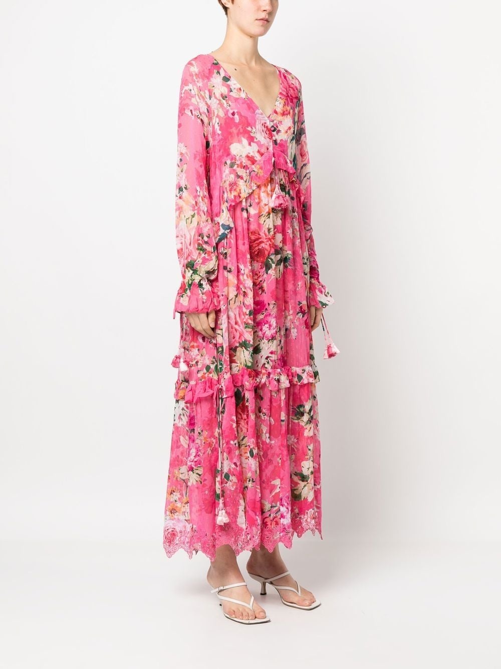 Tula floral-print tiered dress - 3