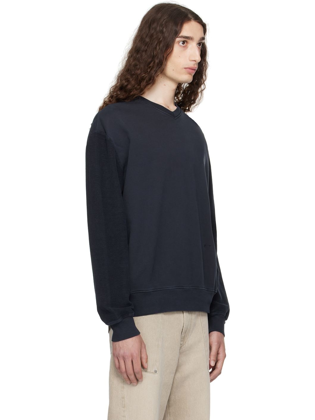 Navy Oliver Sweater - 2