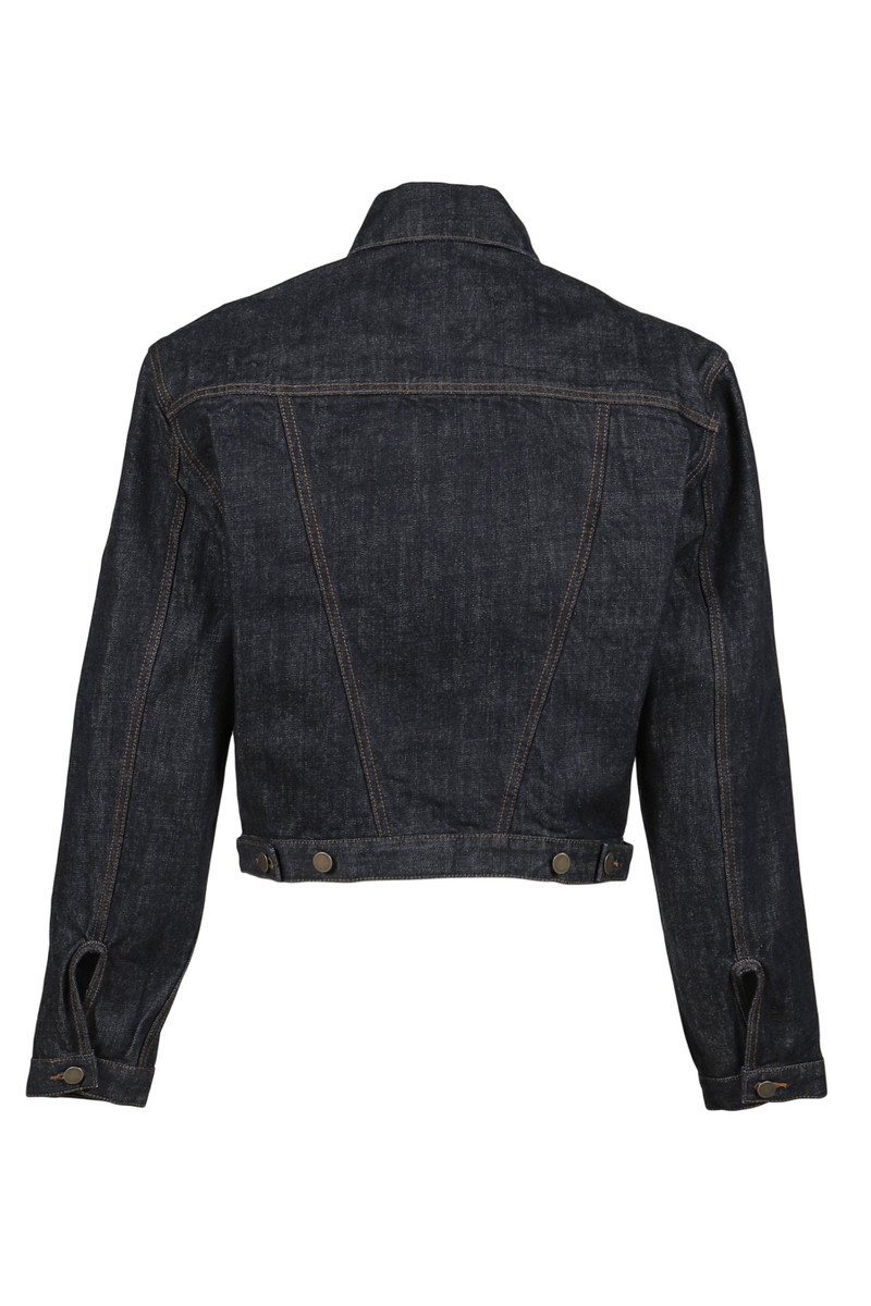 entire studios SHRUNKEN DENIM JACKET / RAW IND outlook