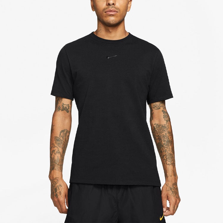 Nike x Drake NOCTA Series Crossover Small Logo Sports Round Neck Short Sleeve Asia Edition Black DA4 - 4
