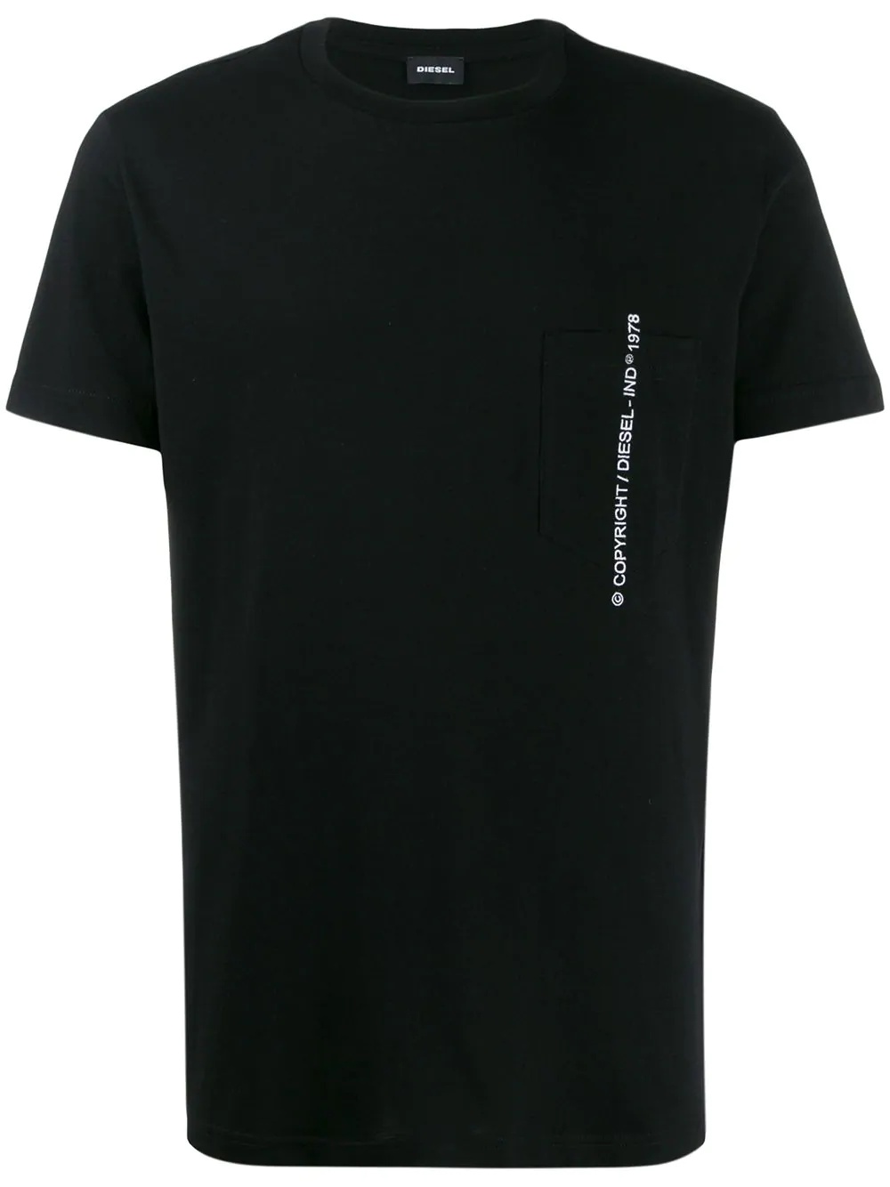 logo pocket T-shirt - 1