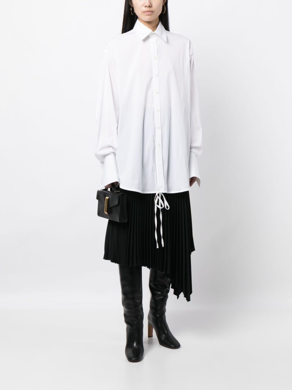 drop-shoulder long-sleeve shirt - 2