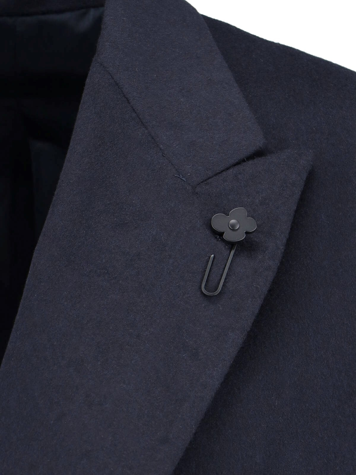 DOUBLE-BREASTED VIRGIN WOOL COAT - 4