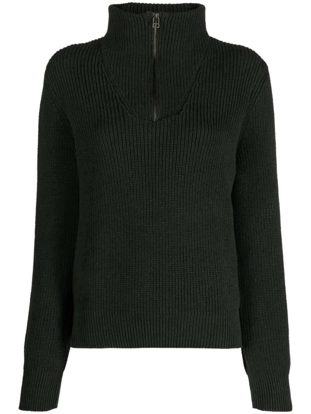 Azelane half-zip cotton jumper - 1