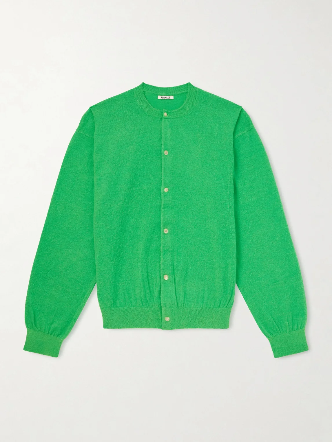 Brushed Cashmere and Cotton-Blend Cardigan - 1