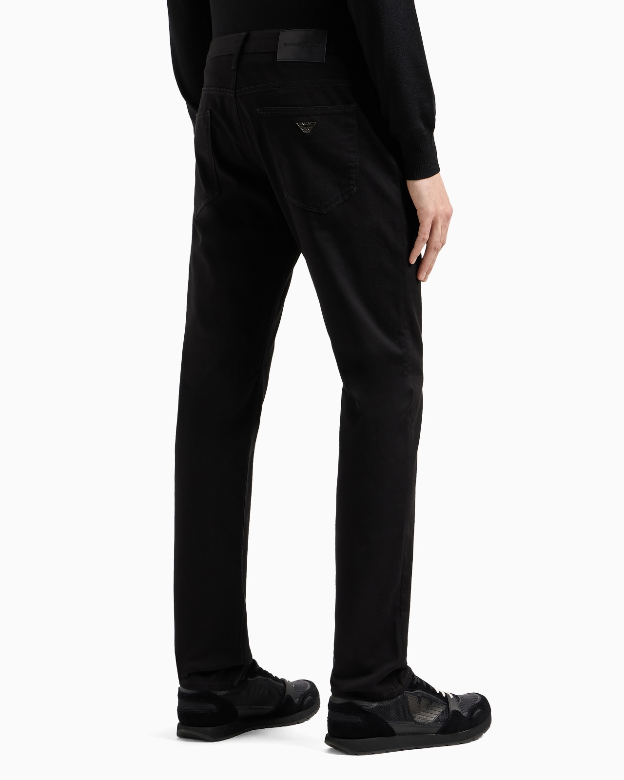 J06 Comfort stretch-gabardine, slim-fit trousers - 3