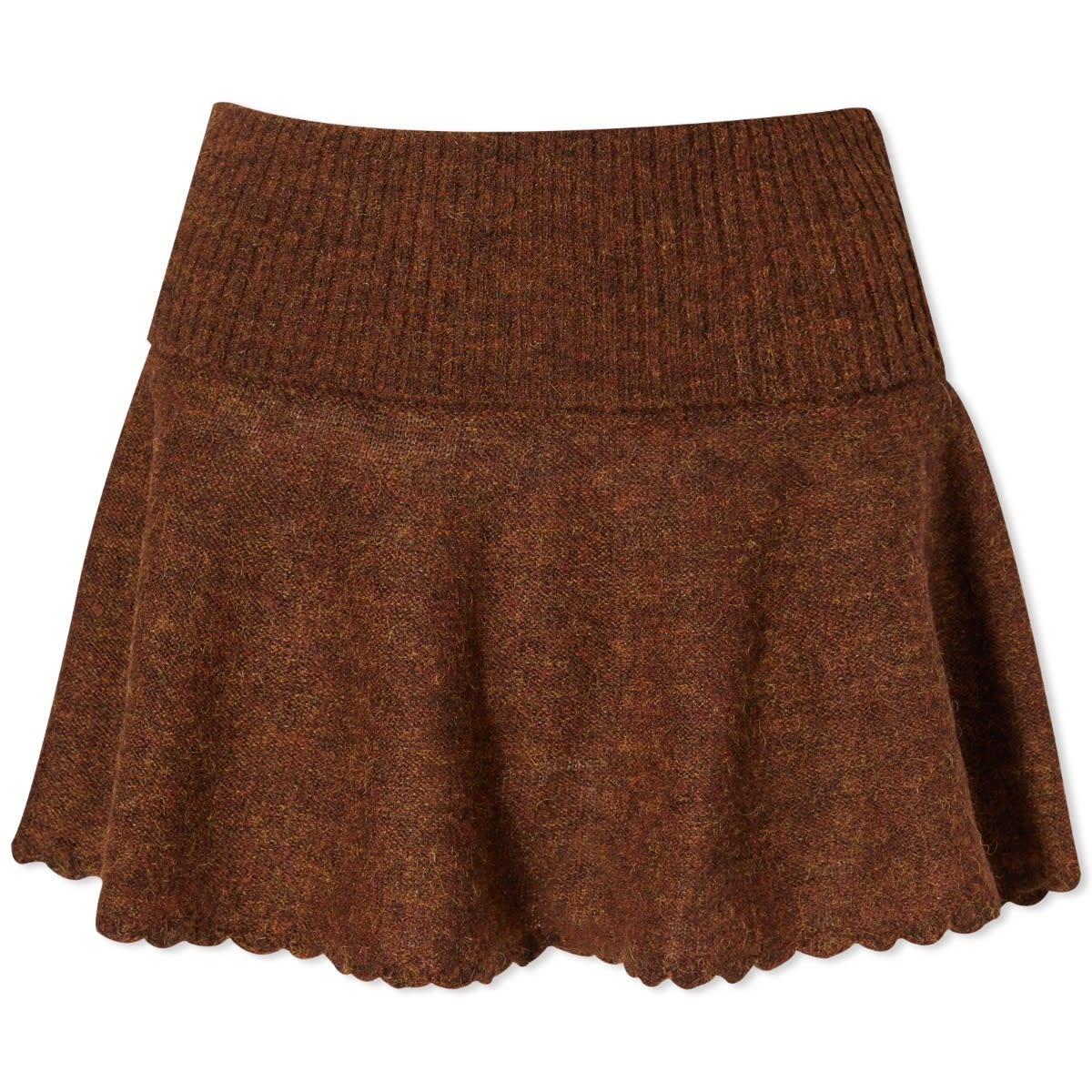 Danielle Guizio Heart Scallop Mini Skirt - 1