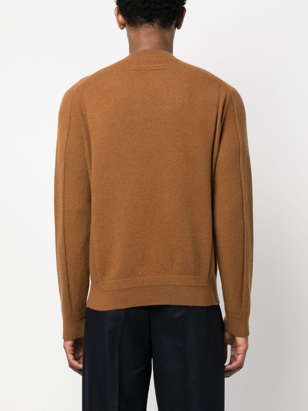 crew-neck wool-cashmere jumper - 4