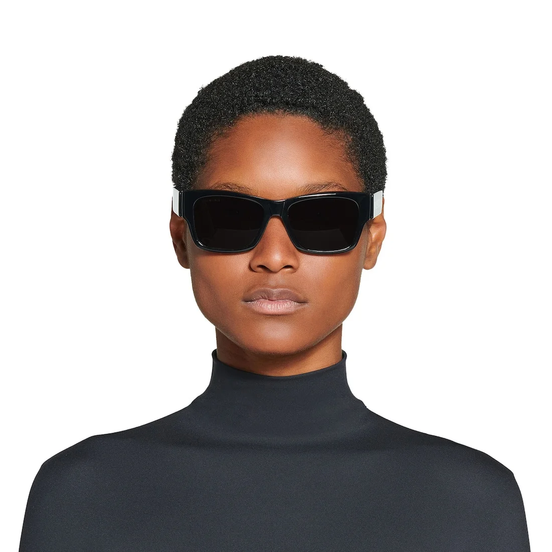 BALENCIAGA Max Square Af Sunglasses in Black | REVERSIBLE display picture 1