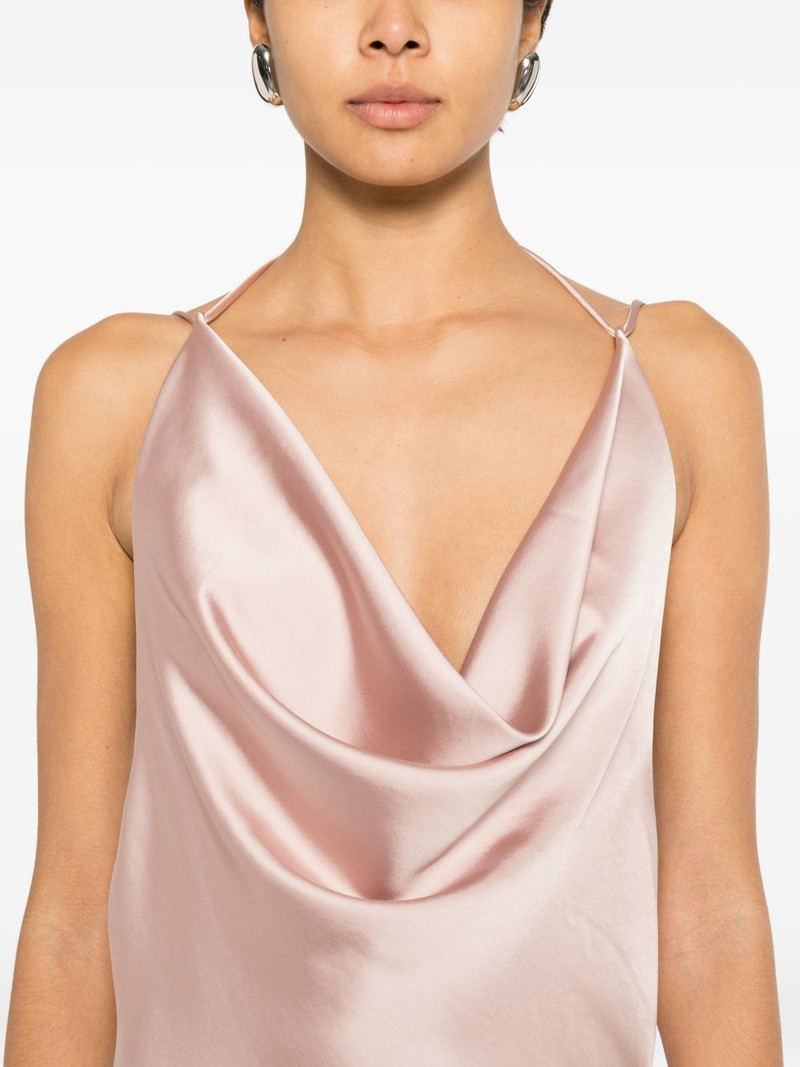 Vera cowl-neck side-slit maxi dress 5