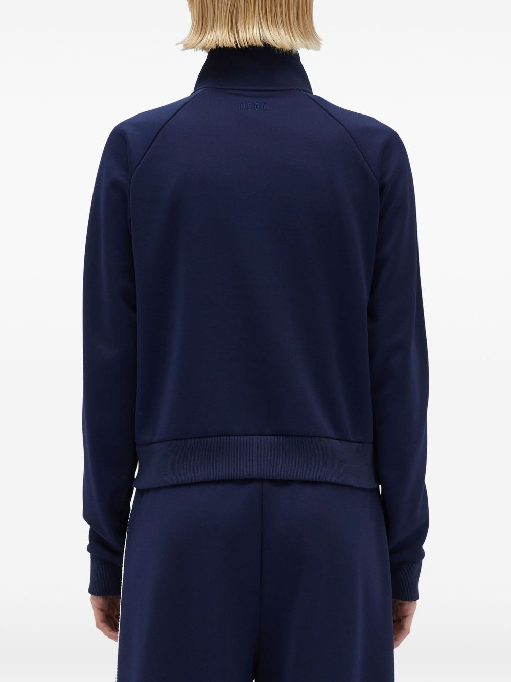 stripe-detail sweatshirt - 4