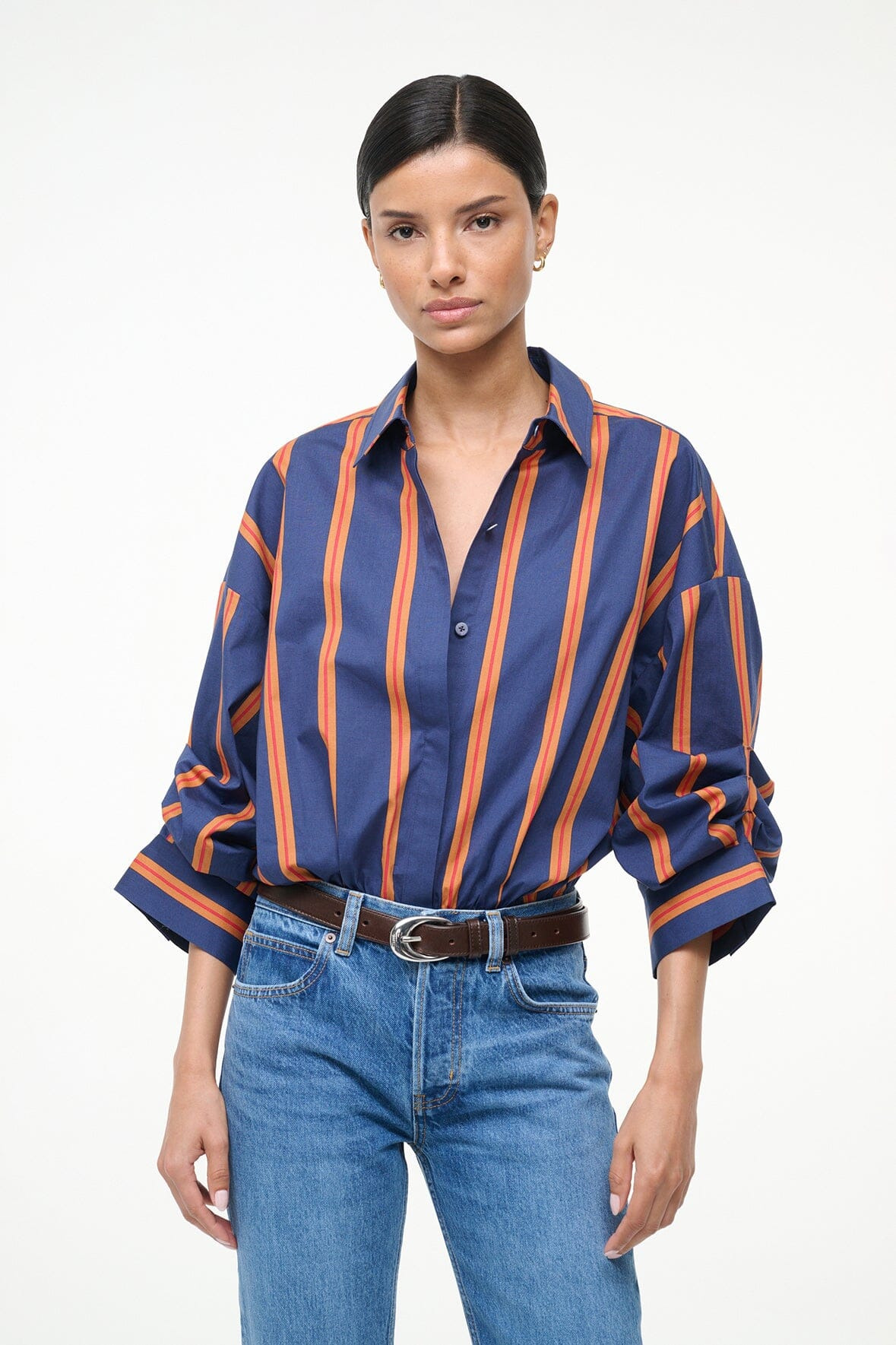 STAUD TRAVERSE BODYSUIT RAILROAD STRIPE - 3