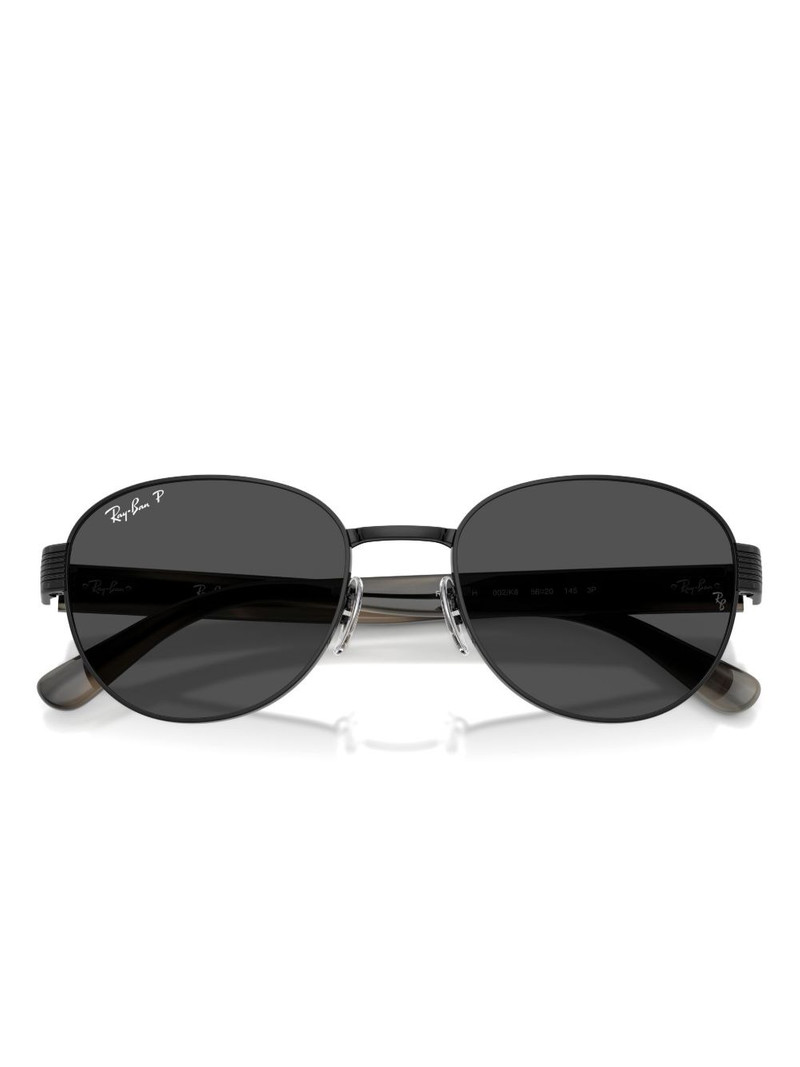 Chromance round-frame tinted sunglasses 5