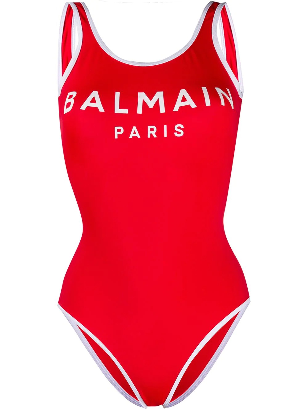 logo one-piece swimsuit - 1