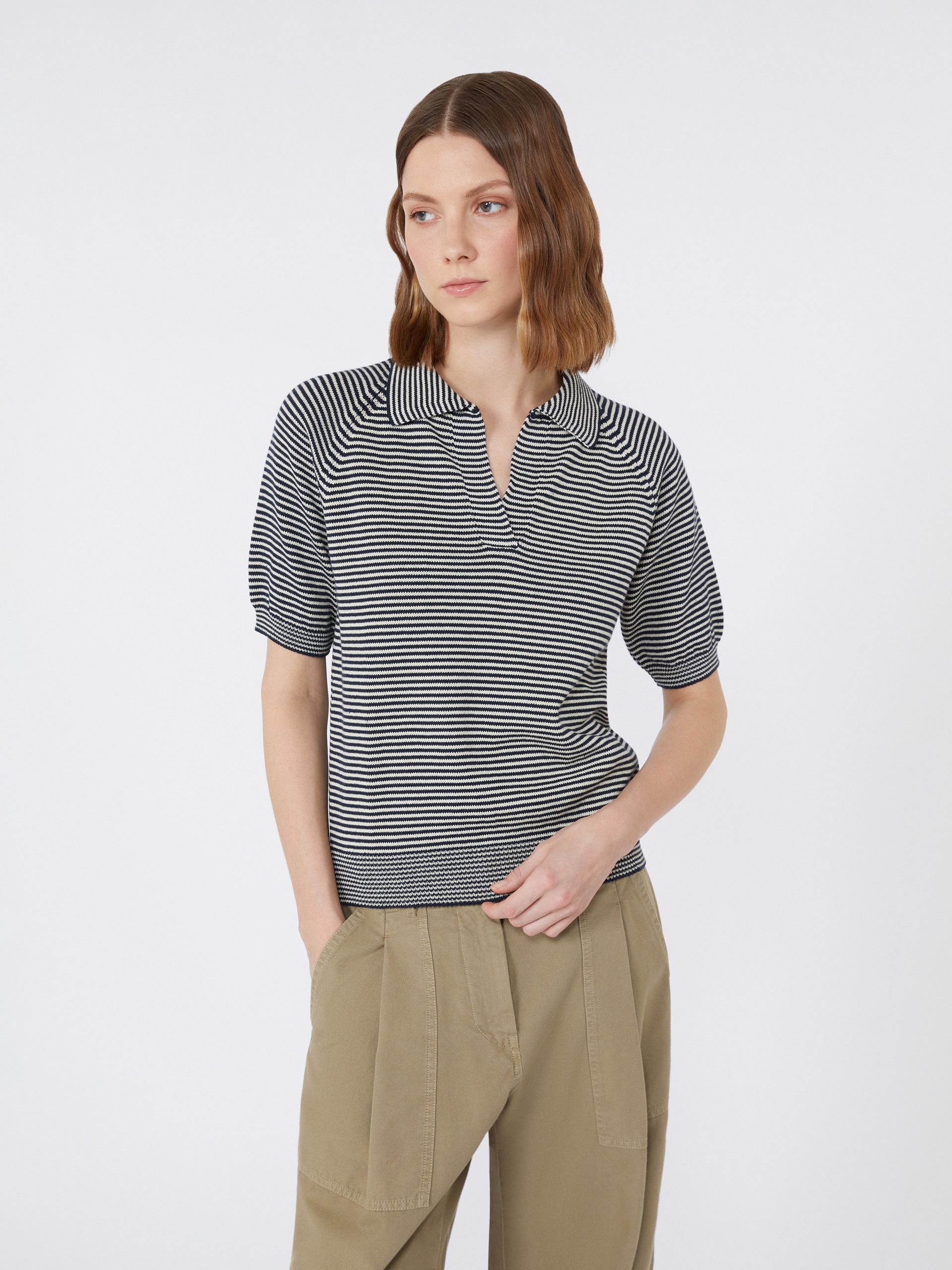 JUNIOR Cotton yarn polo shirt - 5