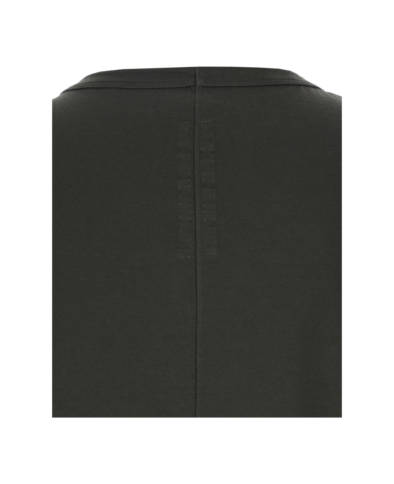 'brad' Green Crewneck T-shirt With Rear Stitching In Cotton Man - 3