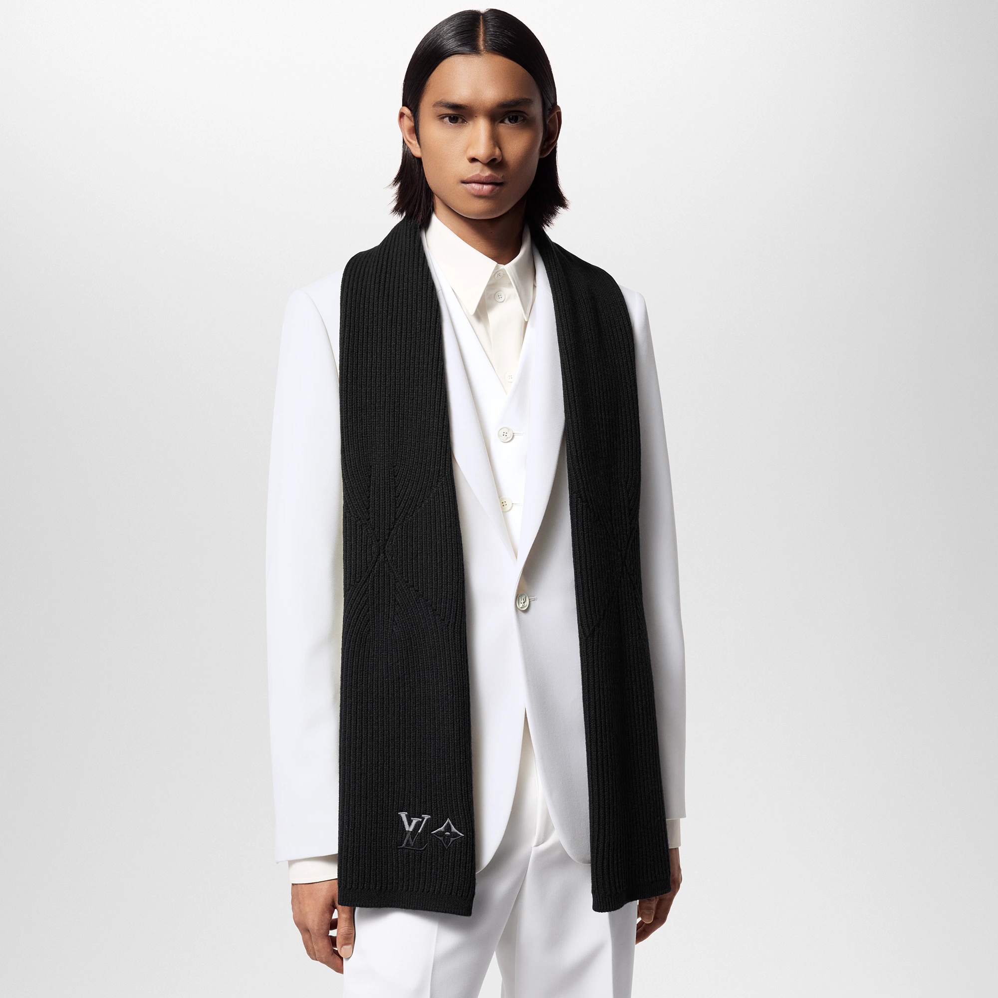 LV Dual Knit Scarf - 5