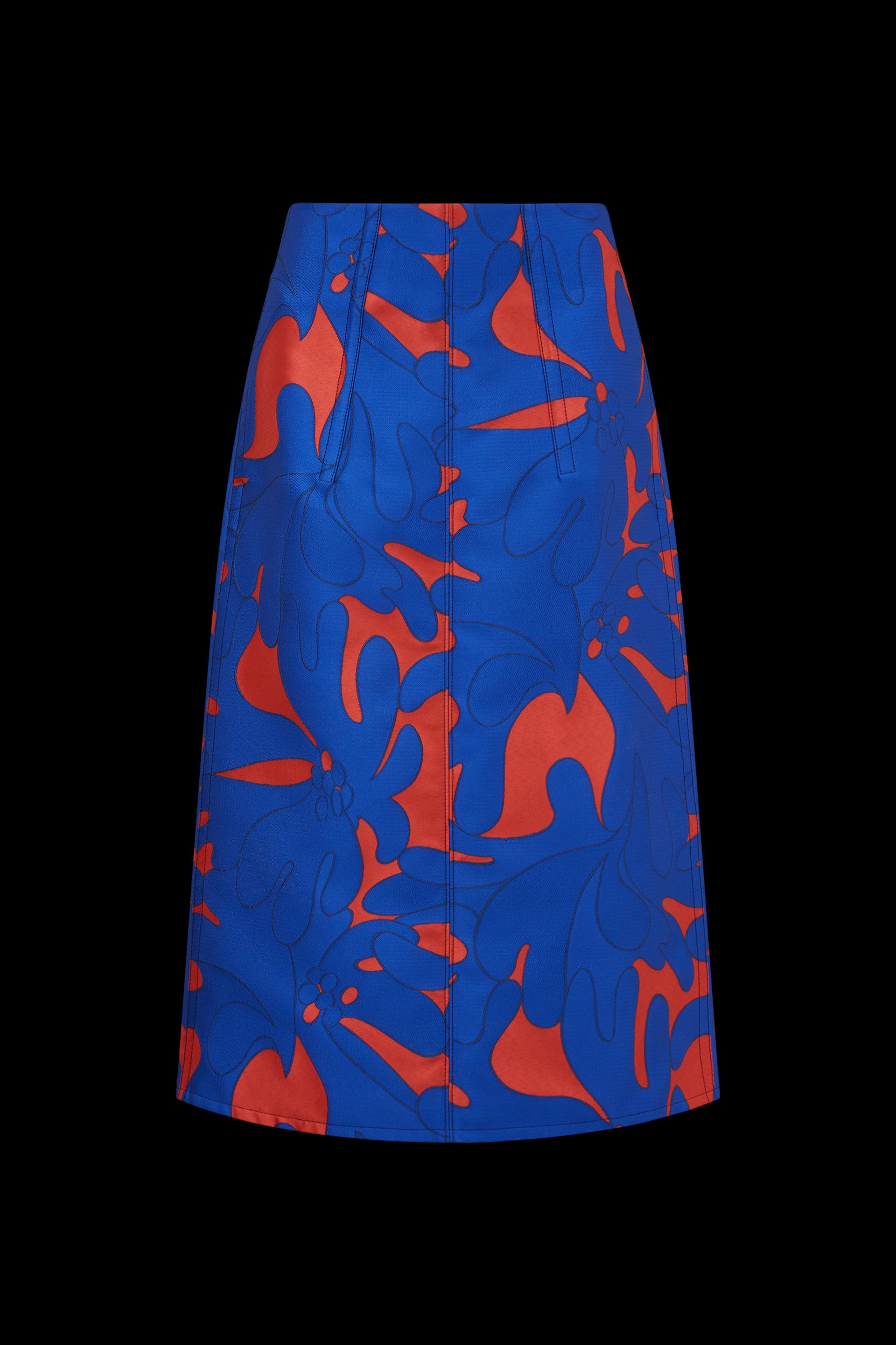 Jacquard Midi Skirt - 1