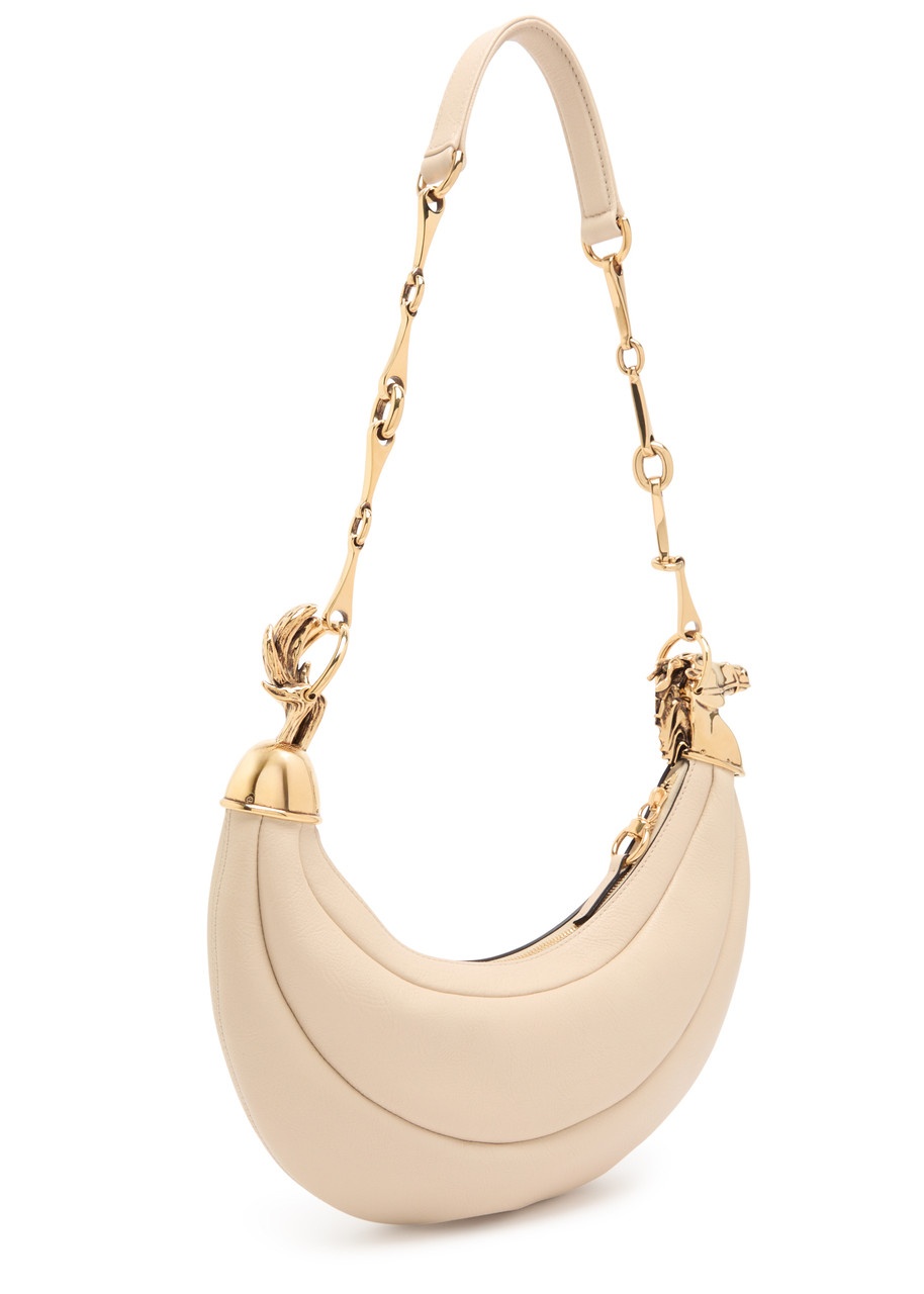 Chloe Chain Horse Leather Shoulder Strap - 2