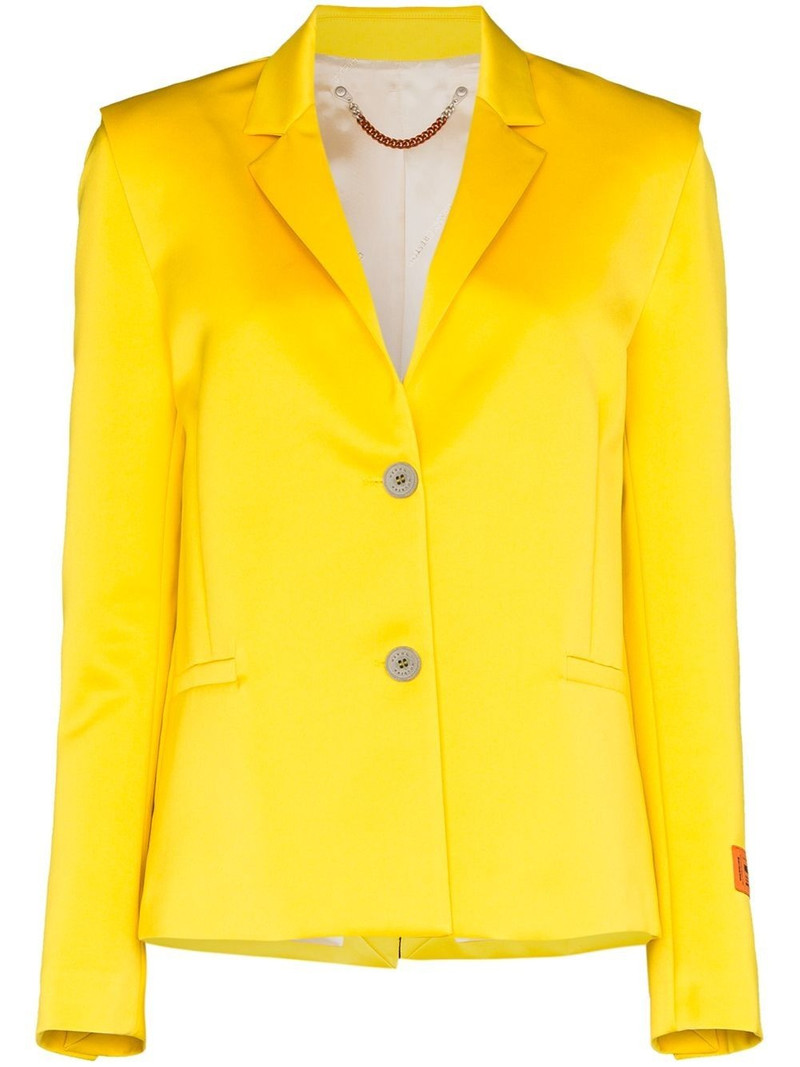 Mikado single-breasted blazer 1