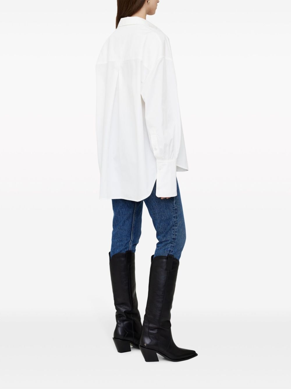 Maxine logo-embroidered cotton shirt - 3