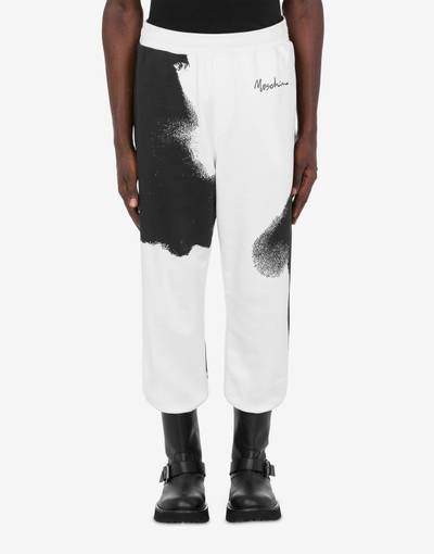 Moschino TONY VIRAMONTES ARCHIVE ORGANIC FLEECE JOGGERS outlook