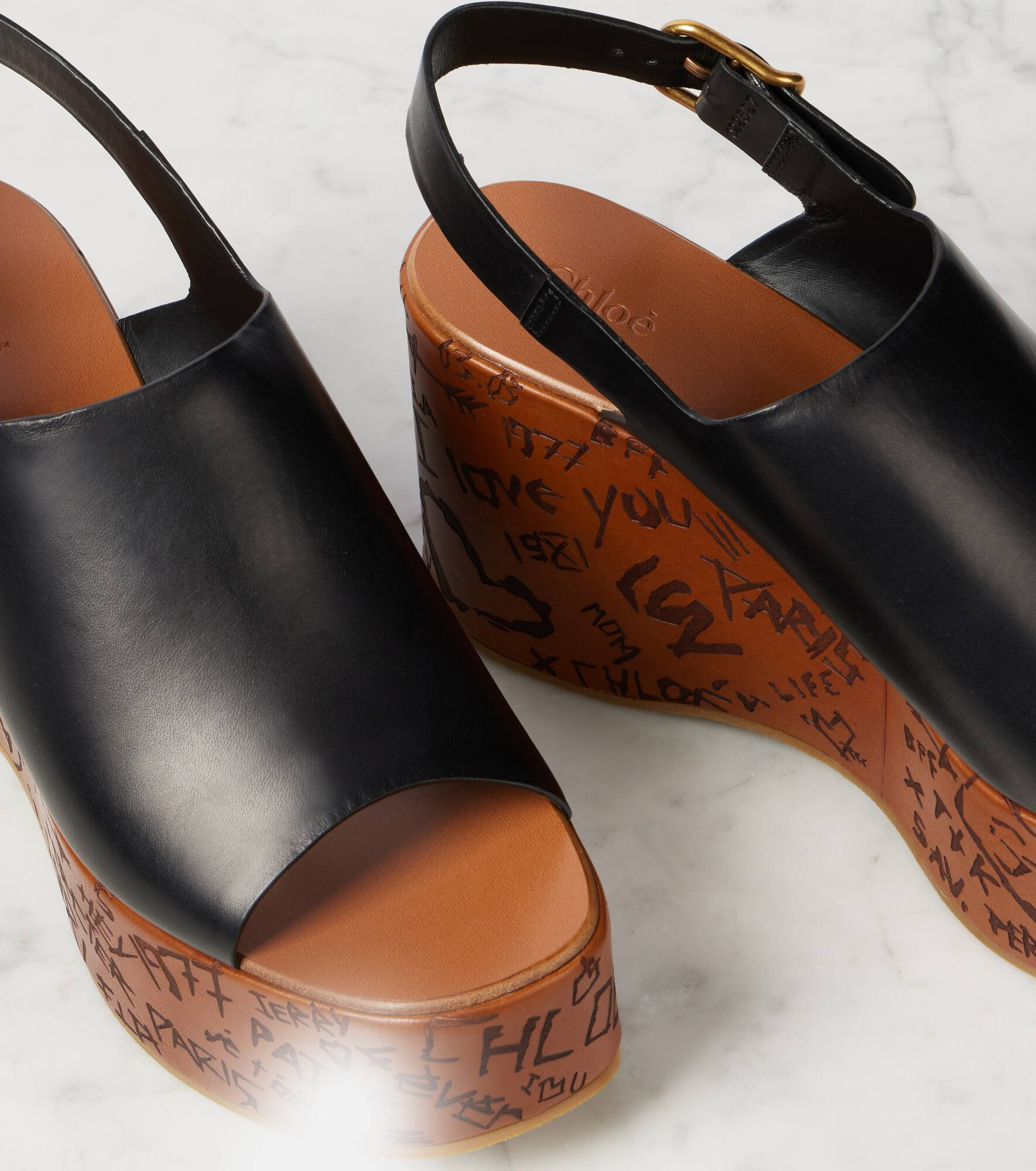 Maxime leather wedges - 5