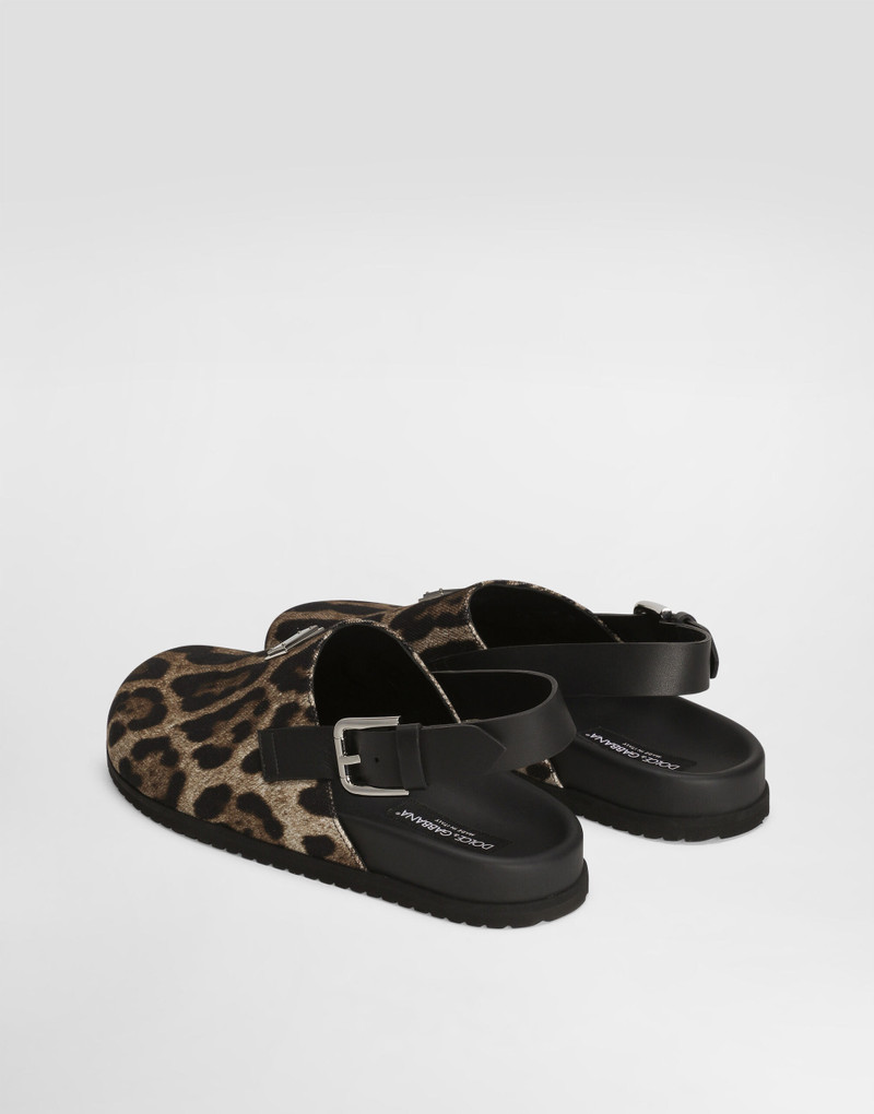 Dolce & Gabbana Canvas mules outlook