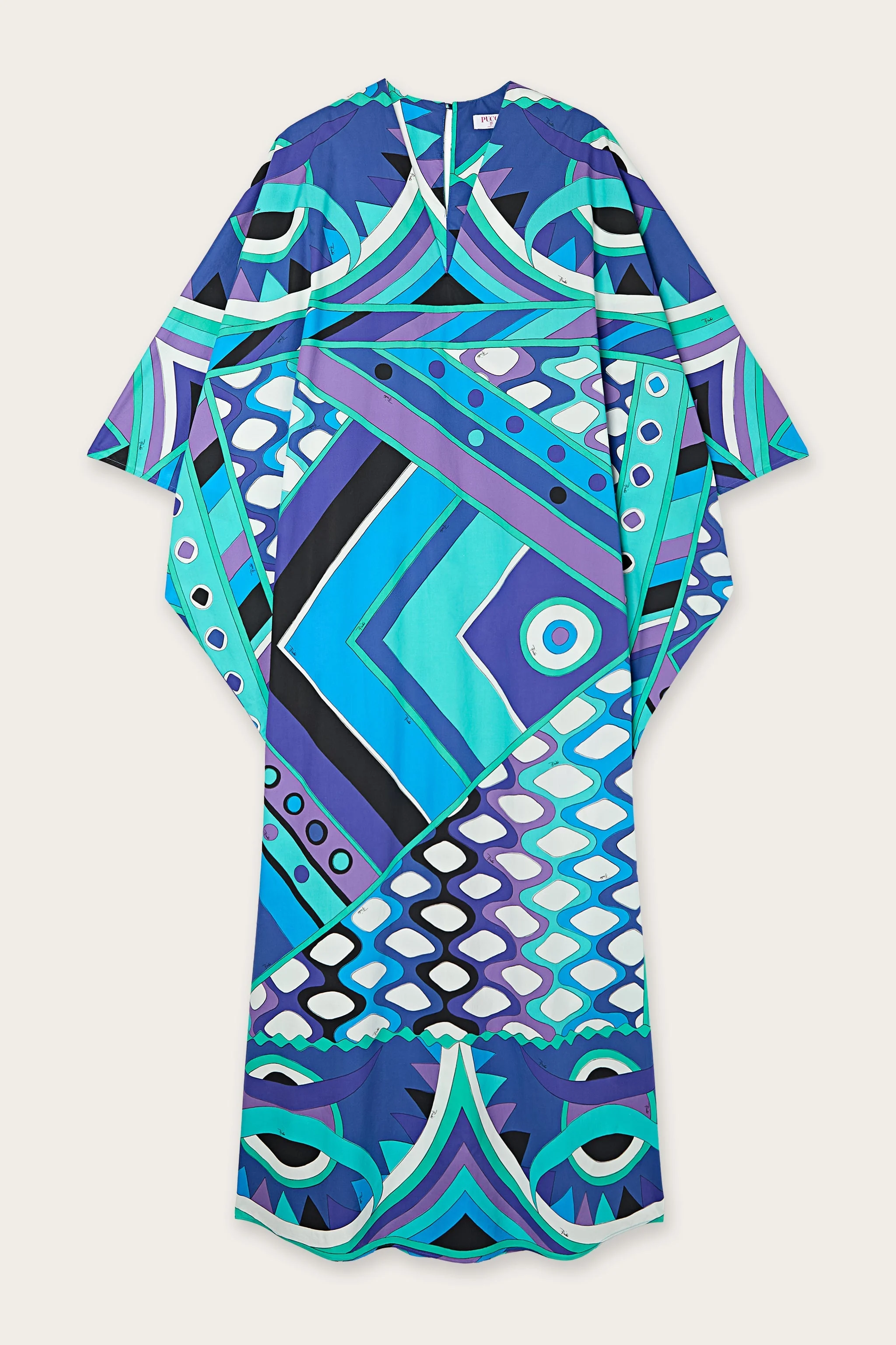 VIVARA PRINT POPELINE KAFTAN - 1