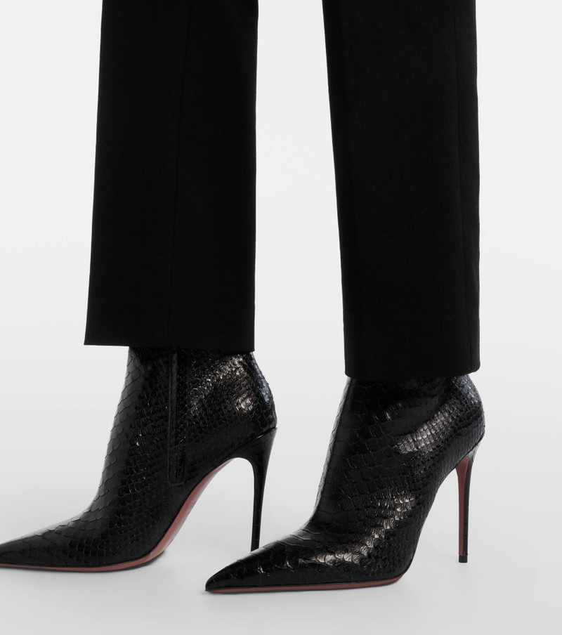 Vera 105 snake-effect leather ankle boots 2