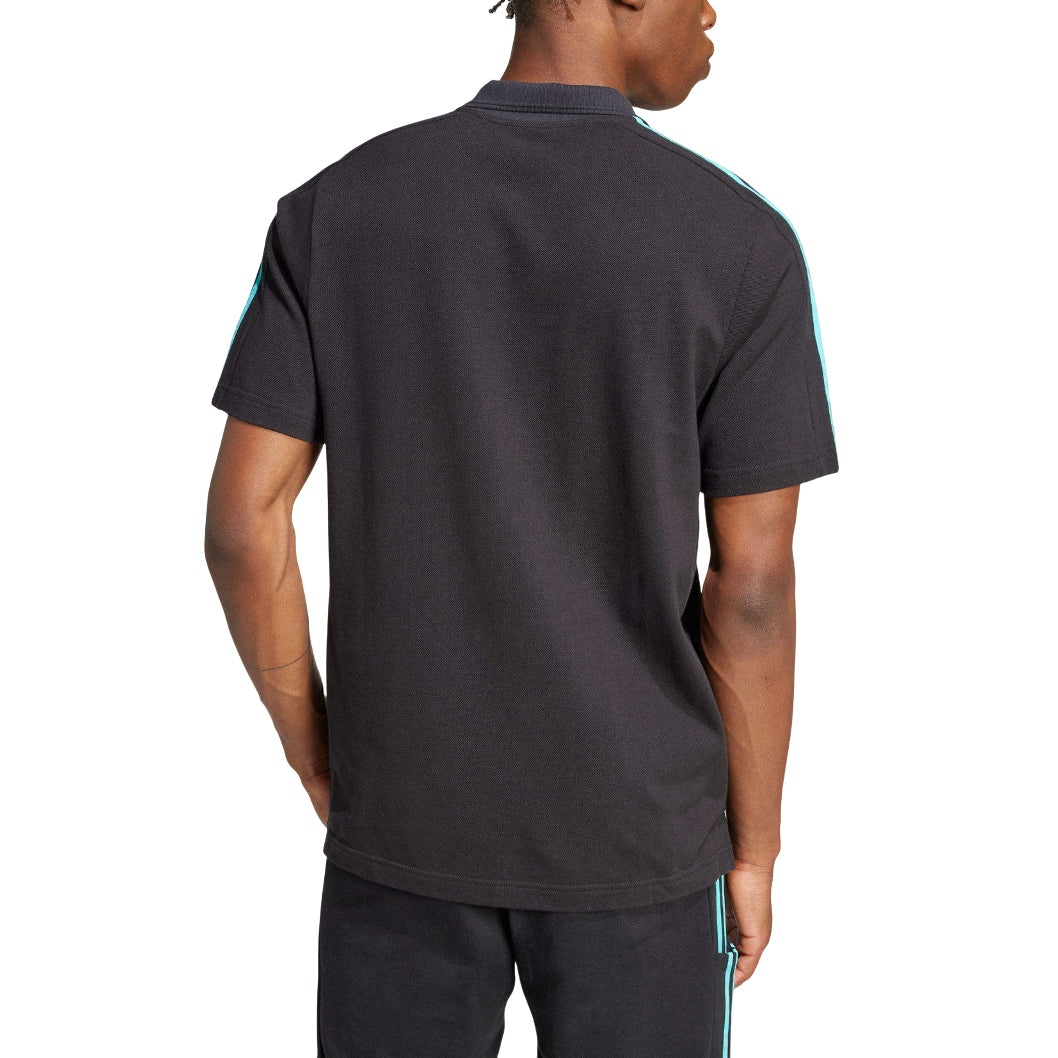 adidas Mercedes AMG Petronas Formula One Team DNA Polo Shirt 'Black' JV5430 - 3