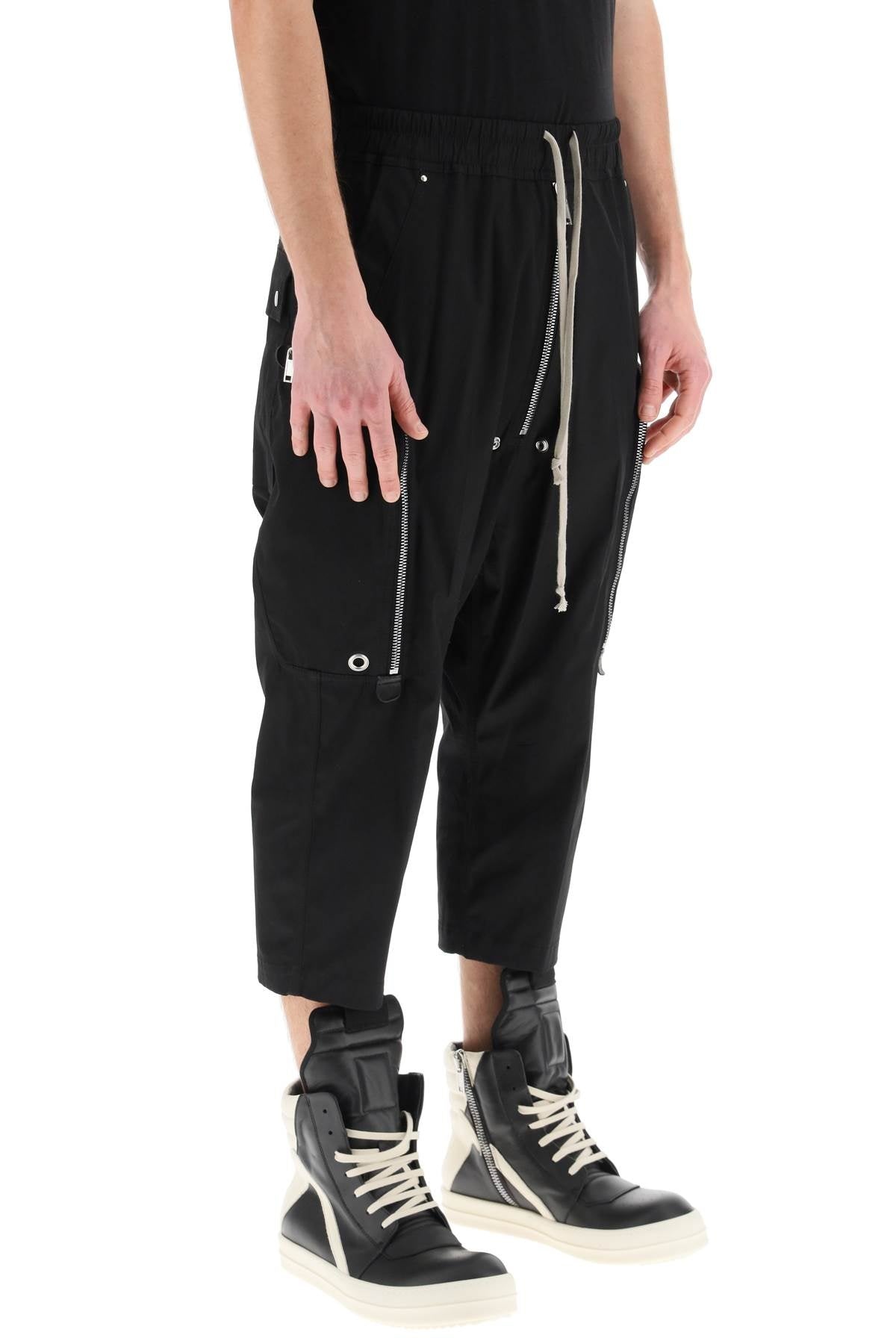 Rick Owens Rick Owens 'Bauhaus Bela' Cropped Cargo Pants In