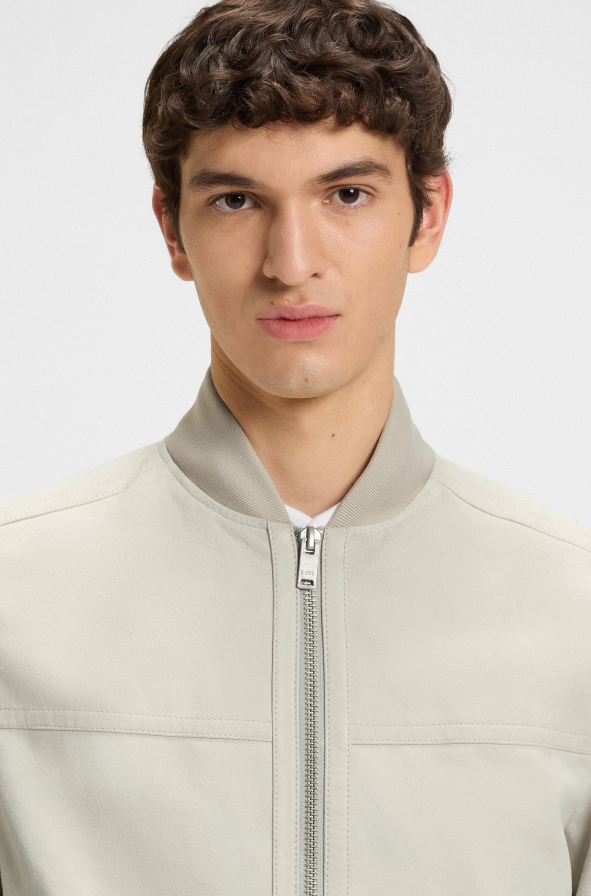 REGULAR-FIT JACKET IN SUEDE - 5