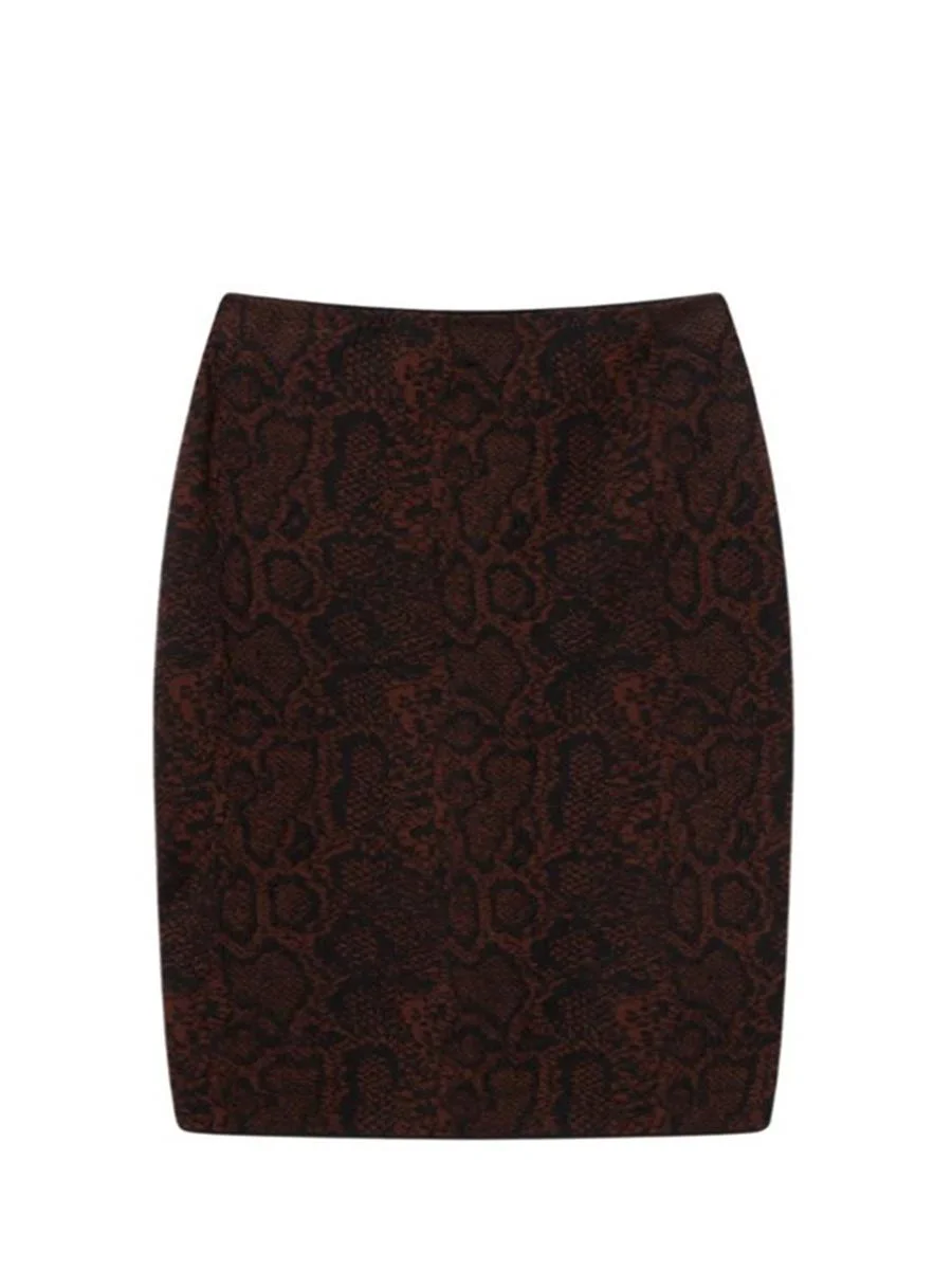 Stella McCartney Snakeskin Jacquard Skirt - 1