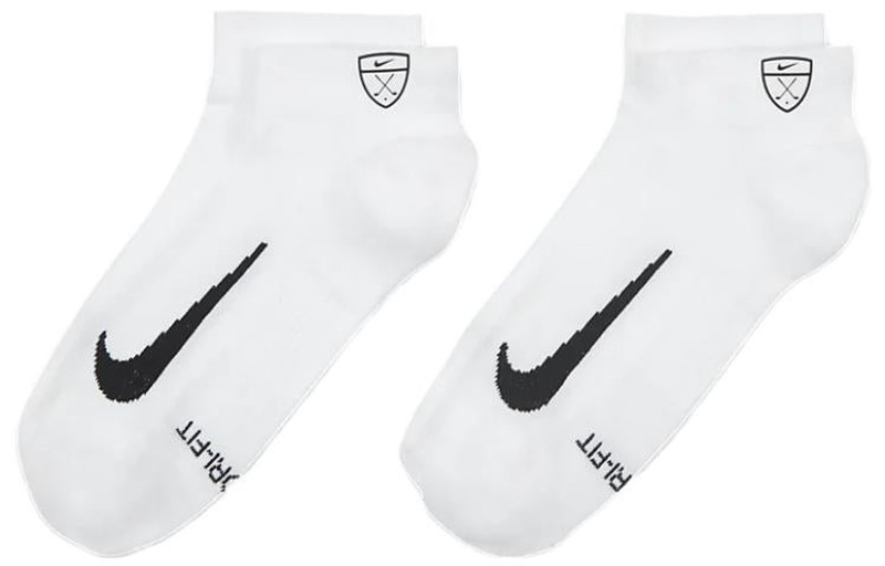 Nike Nike Multiplier Low Golf Quarter Socks (2 Pairs) 'White' CV2617-100 outlook