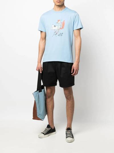 Maison Kitsuné Oly Coffee Fox print T-shirt outlook