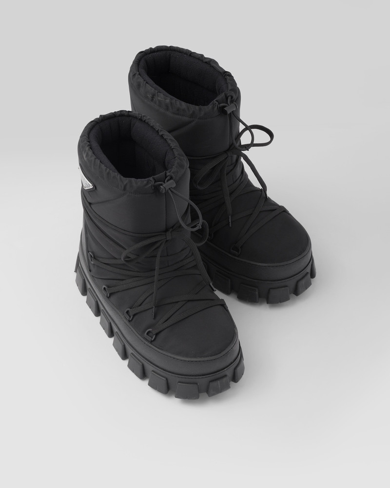 Nylon gabardine après ski booties 3