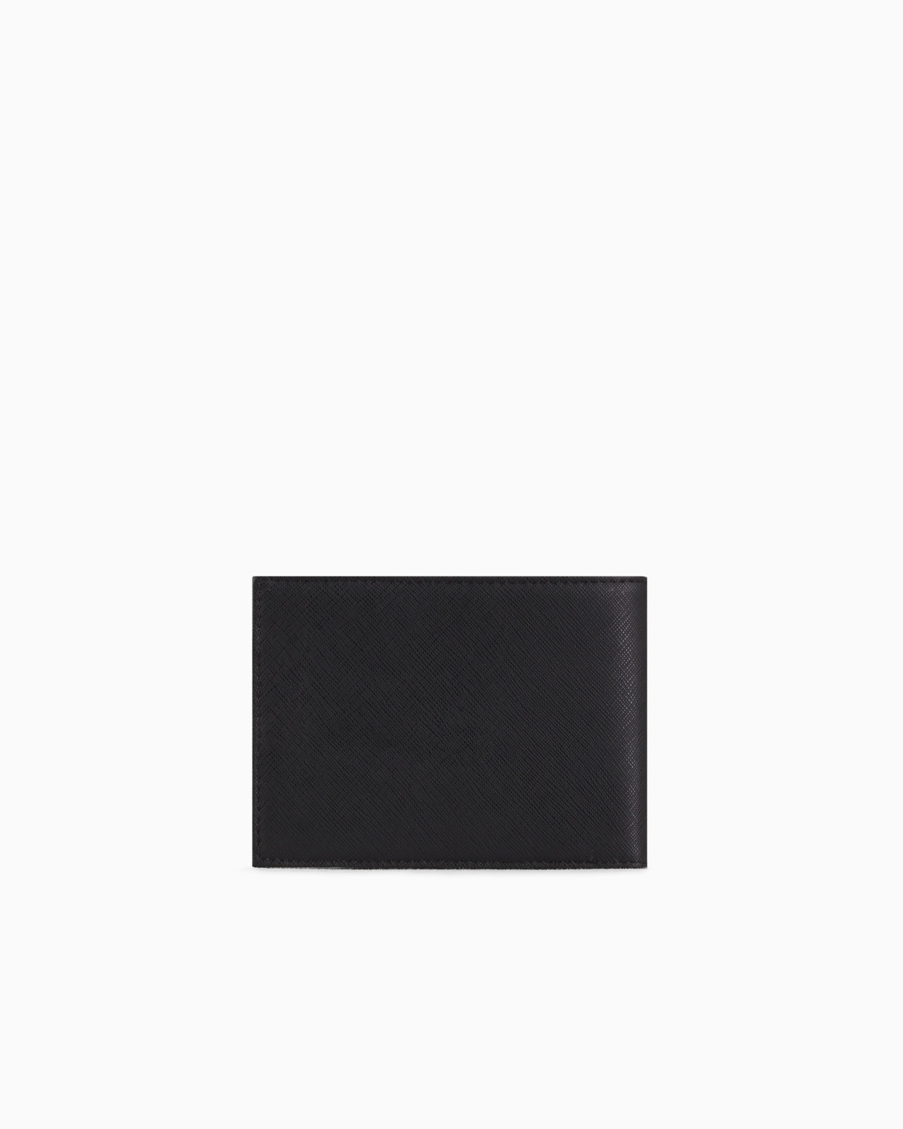 ASV REGENERATED SAFFIANO LEATHER COIN-POCKET WALLET WITH EAGLE PLATE - 2